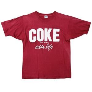 True Vintage 70s Coke Adds Like Coca Cola Champion T Shirt Tee L Blue Bar Faded